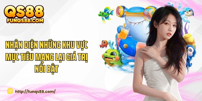 Nhận diện những khu vực mục tiêu mang lại giá trị nổi bật